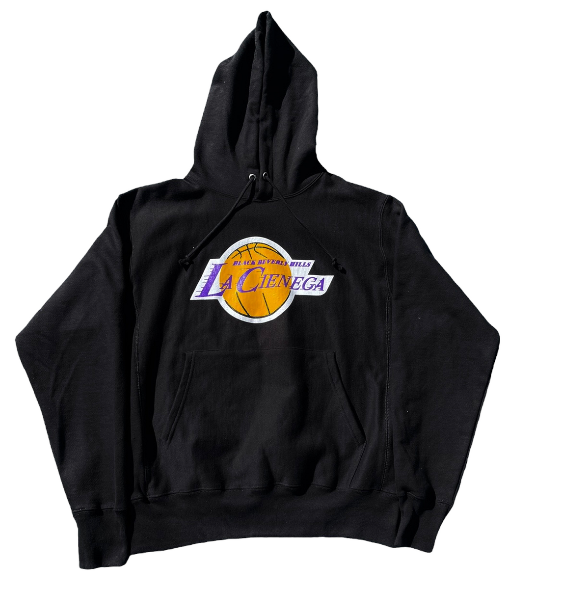 CHAMPION LAKERS Hoodie Black Beverly Hills