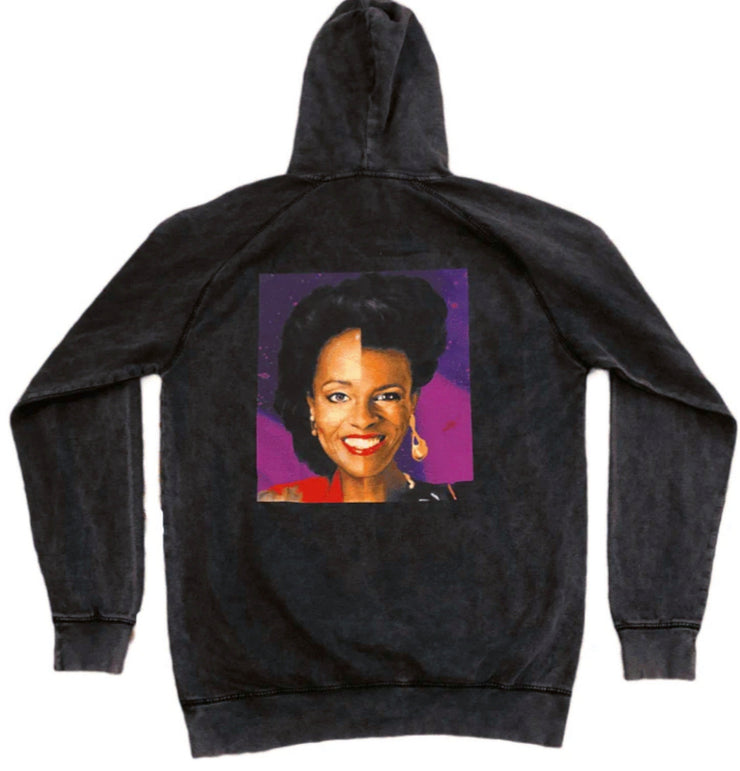 FRESH HOODIE with Aunt Viv graphic on back