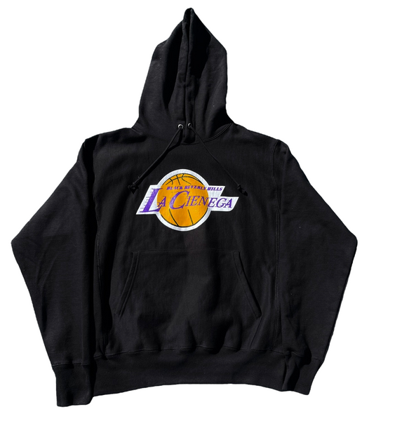 CHAMPION LAKERS Hoodie – Black Beverly Hills